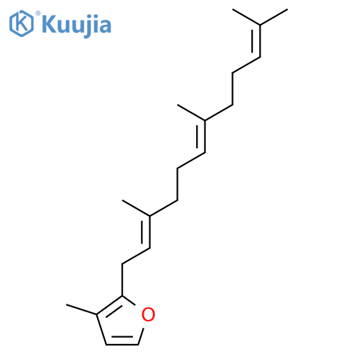 (6E,10E)-2,6,10-Trimethyl-12-(3-methyl-2-furyl)-2,6,10-dodecatrien structure
