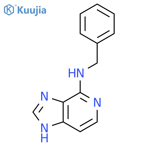 1H-IMIDAZO[4,5-C]PYRIDIN-4-AMINE, N-(PHENYLMETHYL)- structure