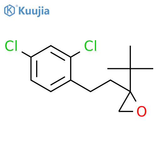 OXIRANE, 2-[2-(2,4-DICHLOROPHENYL)ETHYL]-2-(1,1-DIMETHYLETHYL)- structure