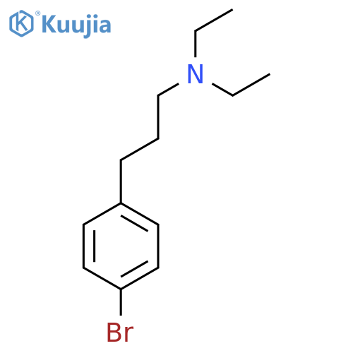3-(4-Bromophenyl)-N,N-diethylpropan-1-amine structure