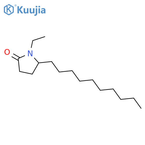 2-Pyrrolidinone, 5-decyl-1-ethyl- structure