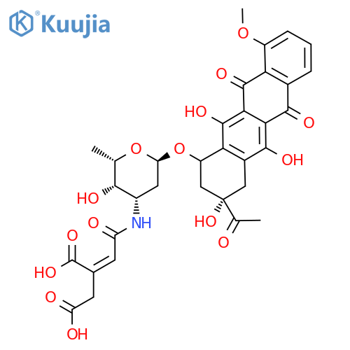 N-Aconityldaunomycin structure