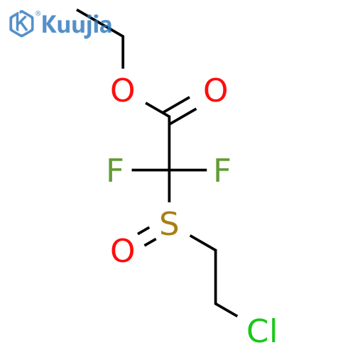 ACETIC ACID, [(2-CHLOROETHYL)SULFINYL]DIFLUORO-, ETHYL ESTER structure