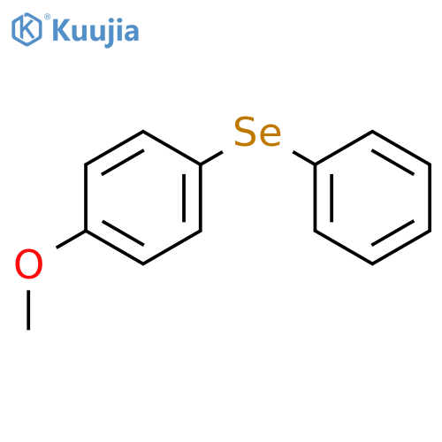 Benzene, 1-methoxy-4-(phenylseleno)- structure