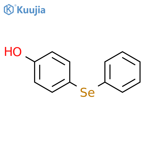 Phenol, 4-(phenylseleno)- structure