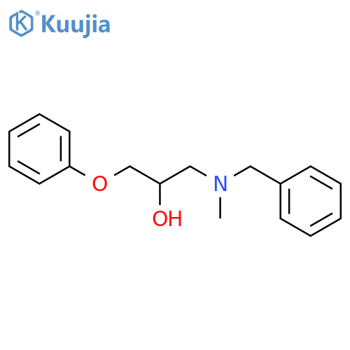 2-Propanol, 1-[methyl(phenylmethyl)amino]-3-phenoxy- structure