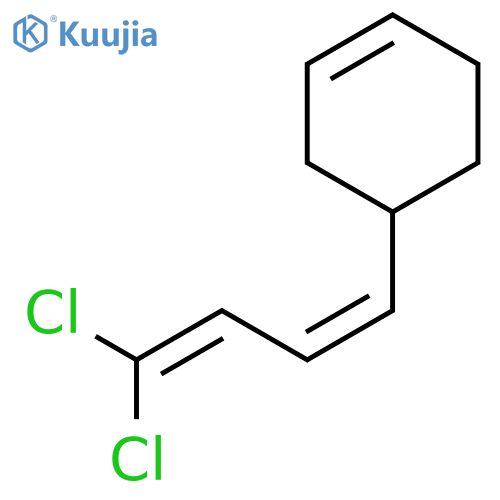 CYCLOHEXENE, 4-[(1Z)-4,4-DICHLORO-1,3-BUTADIENYL]- structure