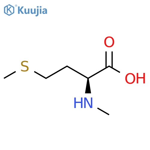 Methionine, N-methyl- structure