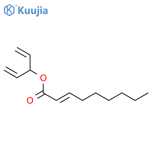 2-NONENOIC ACID, 1-ETHENYL-2-PROPENYL ESTER, (2E)- structure