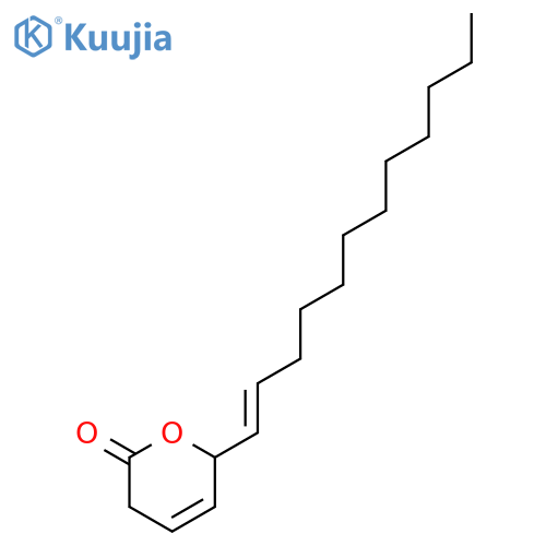 2H-PYRAN-2-ONE, 6-(1E)-1-DODECENYL-3,6-DIHYDRO- structure