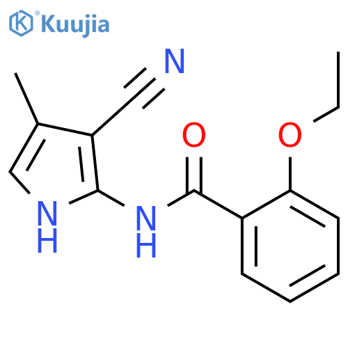 BENZAMIDE, N-(3-CYANO-4-METHYL-1H-PYRROL-2-YL)-2-ETHOXY- structure