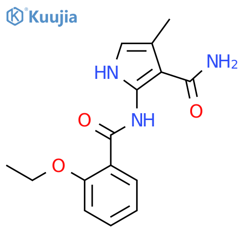1H-PYRROLE-3-CARBOXAMIDE, 2-[(2-ETHOXYBENZOYL)AMINO]-4-METHYL- structure
