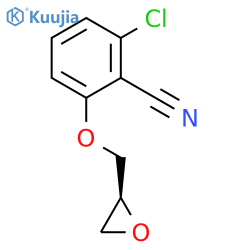 BENZONITRILE, 2-CHLORO-6-[(2S)-OXIRANYLMETHOXY]- structure