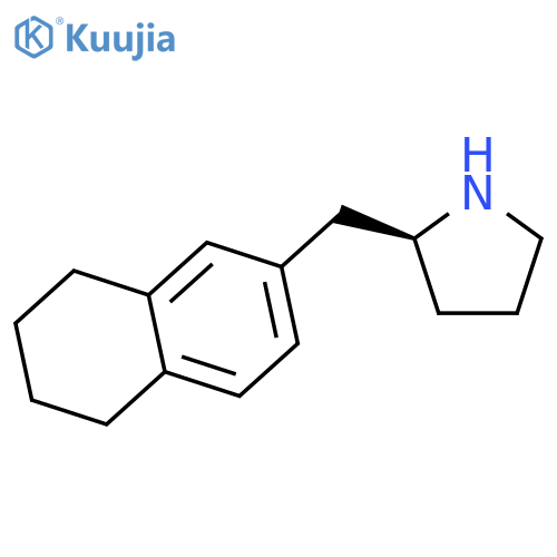 PYRROLIDINE, 2-[(5,6,7,8-TETRAHYDRO-2-NAPHTHALENYL)METHYL]-, (2S)- structure