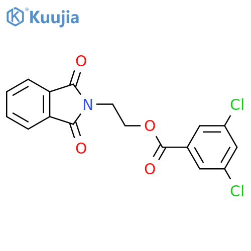 2-(1,3-Dioxoisoindolin-2-yl)ethyl 3,5-dichlorobenzoate structure