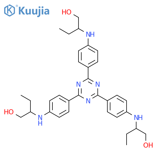 1-Butanol, 2,2',2''-[1,3,5-triazine-2,4,6-triyltris(4,1-phenyleneimino)]tris- structure