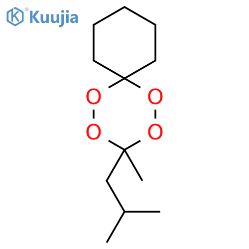 1,2,4,5-Tetraoxaspiro[5.5]undecane,3-methyl-3-(2-methylpropyl)- structure