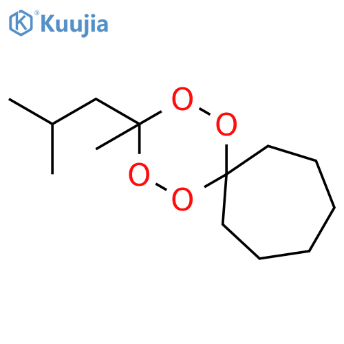 1,2,4,5-Tetraoxaspiro[5.6]dodecane, 3-methyl-3-(2-methylpropyl)- structure