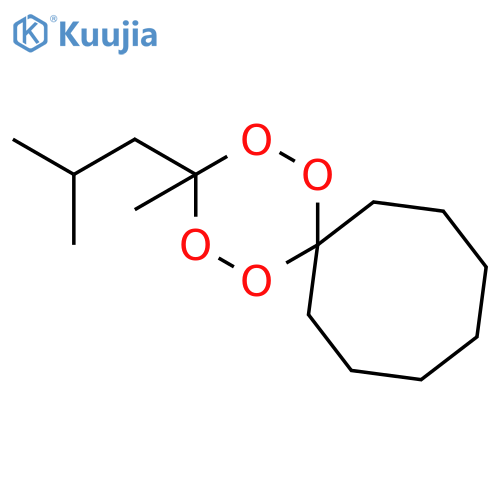 1,2,4,5-TETRAOXASPIRO[5.7]TRIDECANE, 3-METHYL-3-(2-METHYLPROPYL)- structure