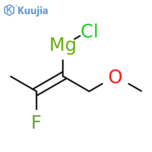 Magnesium, [(1E)-2-fluoro-1-(methoxymethyl)-1-propenyl]chloro- structure