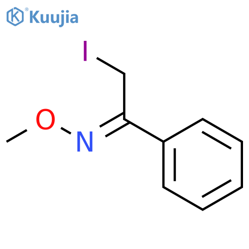 Ethanone, 2-iodo-1-phenyl-, O-methyloxime structure