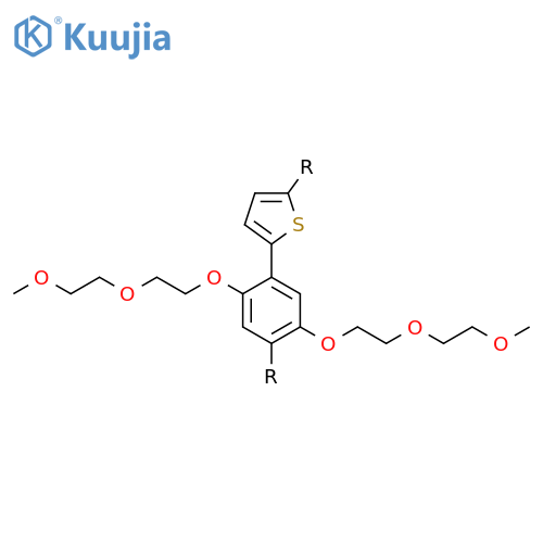 POLY[2,5-THIOPHENEDIYL[2,5-BIS[2-(2-METHOXYETHOXY)ETHOXY]-1,4-PHENYLENE]] structure