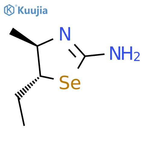 2-Selenazolamine, 5-ethyl-4,5-dihydro-4-methyl-, (4R,5R)- structure