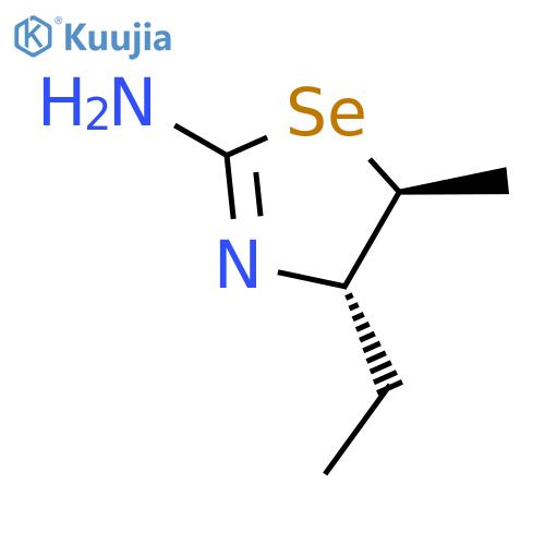 2-Selenazolamine, 4-ethyl-4,5-dihydro-5-methyl-, (4S,5S)- structure