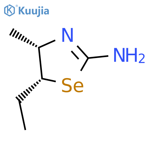 (4S,5R)-5-ethyl-4-methyl-4,5-dihydro-1,3-selenazol-2-amine structure