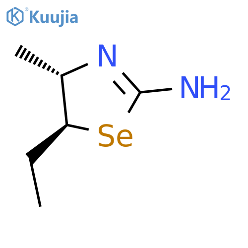 2-Selenazolamine, 5-ethyl-4,5-dihydro-4-methyl-, (4S,5S)- structure