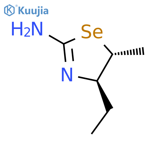 2-Selenazolamine, 4-ethyl-4,5-dihydro-5-methyl-, (4R,5R)- structure