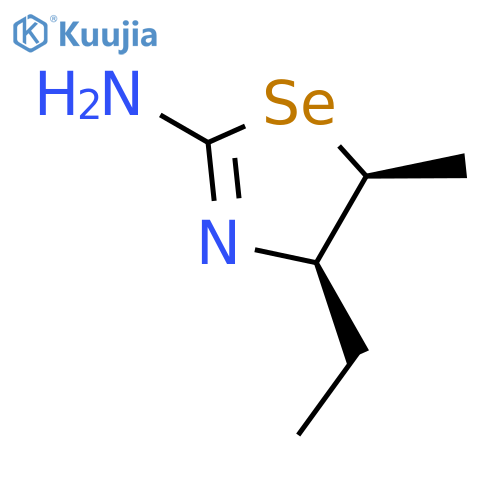 2-Selenazolamine, 4-ethyl-4,5-dihydro-5-methyl-, (4R,5S)- structure