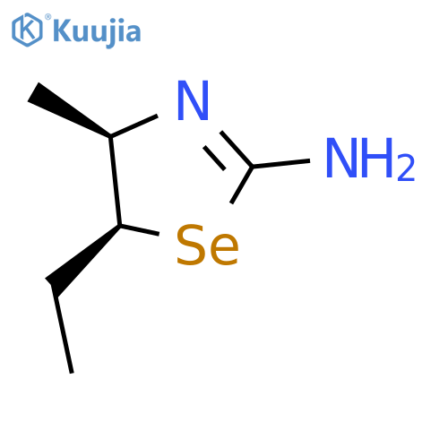 2-Selenazolamine, 5-ethyl-4,5-dihydro-4-methyl-, (4R,5S)- structure