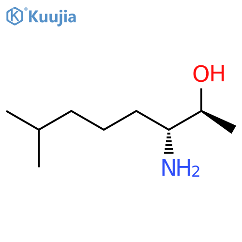 2-OCTANOL, 3-AMINO-7-METHYL-, (2S,3R)- structure