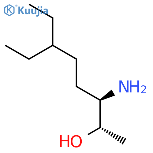 2-Octanol, 3-amino-6-ethyl-, (2S,3R)- structure