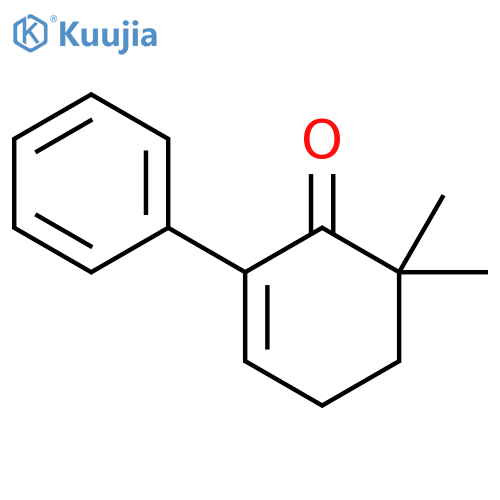 2-Cyclohexen-1-one,6,6-dimethyl-2-phenyl-(5CI) structure