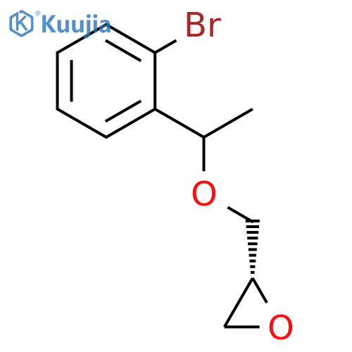 Oxirane, [[1-(2-bromophenyl)ethoxy]methyl]-, (2R)- structure