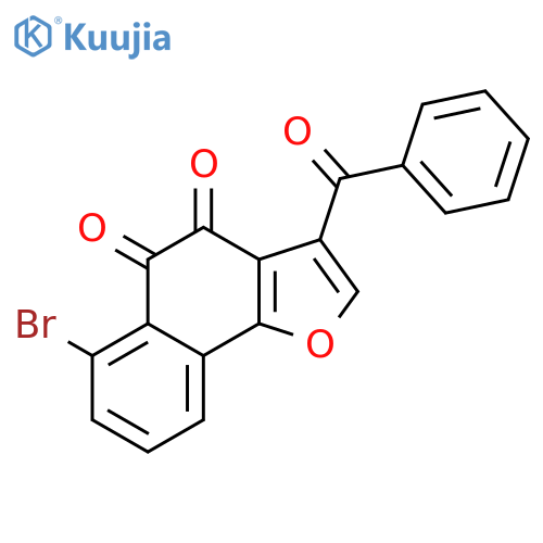 NAPHTHO[1,2-B]FURAN-4,5-DIONE, 3-BENZOYL-6-BROMO- structure