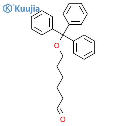 Hexanal, 6-(triphenylmethoxy)- structure