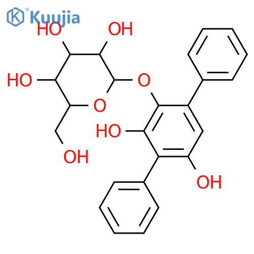 [1,1':4',1''-Terphenyl]-2',3',5'-triol; 2'-O-β-D-Glucopyranoside structure