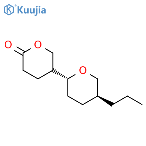 [2,5'-Bi-2H-pyran]-2'-one, octahydro-5-propyl-, (2R,5S)-rel- structure