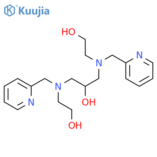 2-Propanol, 1,3-bis[(2-hydroxyethyl)(2-pyridinylmethyl)amino]- structure