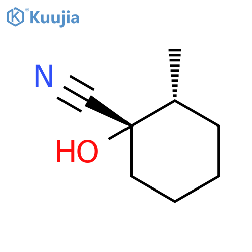 Cyclohexanecarbonitrile, 1-hydroxy-2-methyl-, (1S,2R)- structure