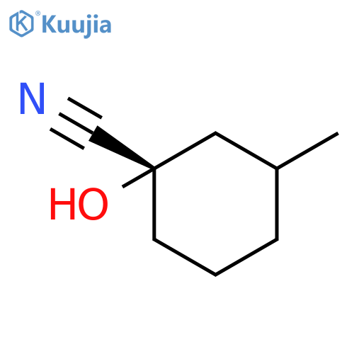 Cyclohexanecarbonitrile, 1-hydroxy-3-methyl-, (1S)- structure
