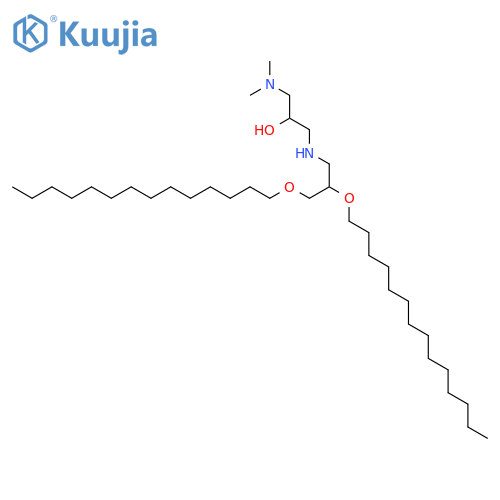 2-Propanol, 1-[[2,3-bis(tetradecyloxy)propyl]amino]-3-(dimethylamino)- structure