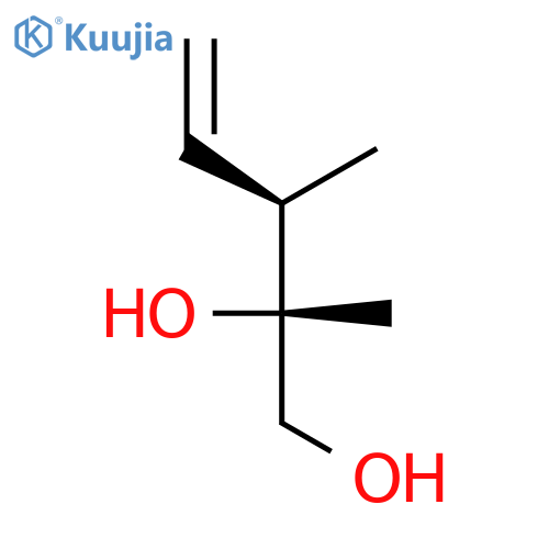 4-Pentene-1,2-diol, 2,3-dimethyl-, (2R,3R)- structure