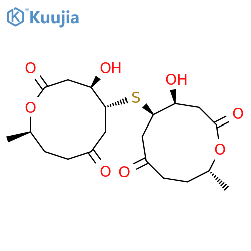 2,7-Oxecanedione,5,5'-thiobis[4-hydroxy-10-methyl-, (4S,4'S,5R,5'R,10R,10'R)- (9CI) structure