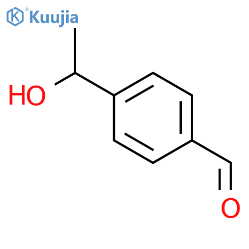 Benzaldehyde,4-(1-hydroxyethyl)- structure
