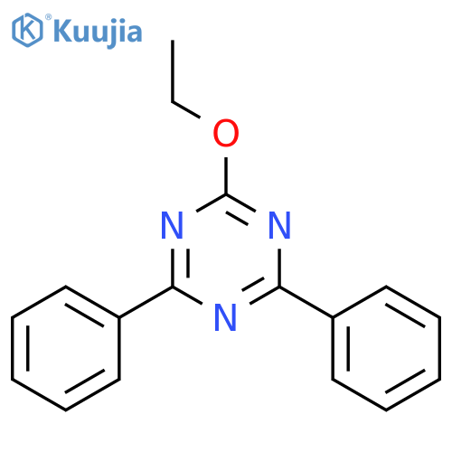 1,3,5-TRIAZINE, 2-ETHOXY-4,6-DIPHENYL- structure