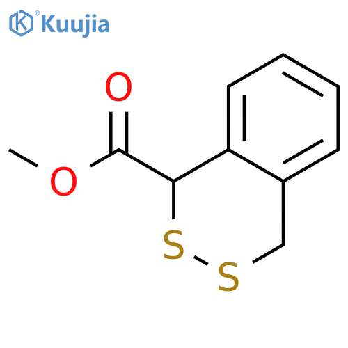 2,3-Benzodithiin-1-carboxylic acid, 1,4-dihydro-, methyl ester structure